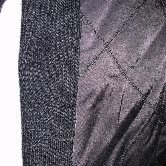 Bebe Women’s Black Parka w genuine Fur Trim Size M - Picture 7 of 8